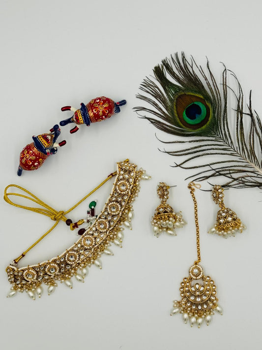 GOLD SHORT NECKLACE GSN10